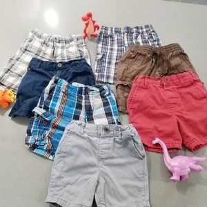 LOT of 7 toddler boys shorts 2T Children's Place